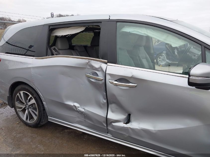 2024 Honda Odyssey Touring VIN: 5FNRL6H89RB043780 Lot: 43887629