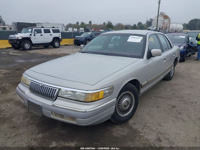 1992 Mercury Grand Marquis Gs VIN: 2MECM74W4NX608457 Lot: 43887643
