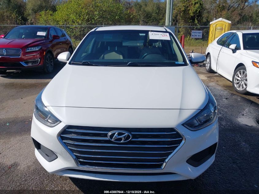 2022 Hyundai Accent Se VIN: 3KPC24A62NE169453 Lot: 43887644