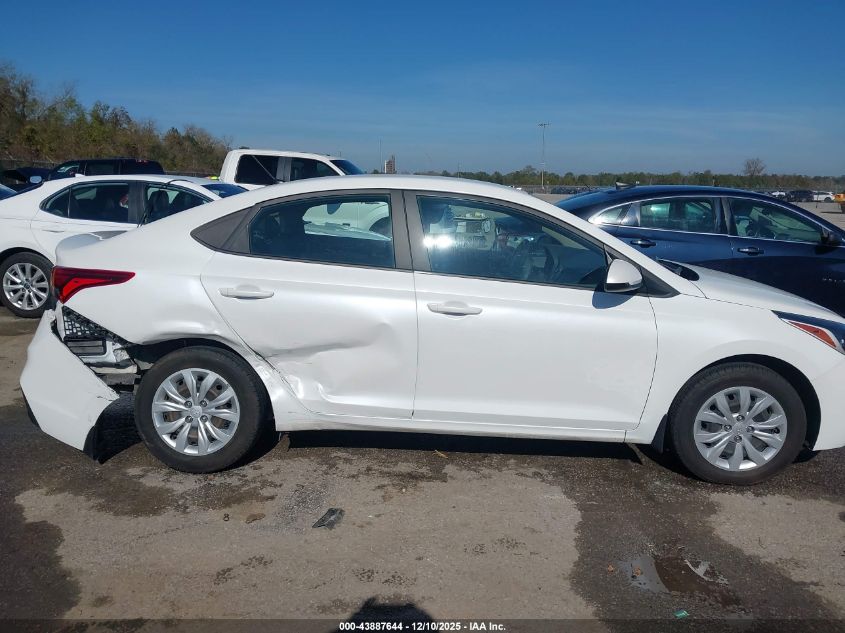 2022 Hyundai Accent Se VIN: 3KPC24A62NE169453 Lot: 43887644