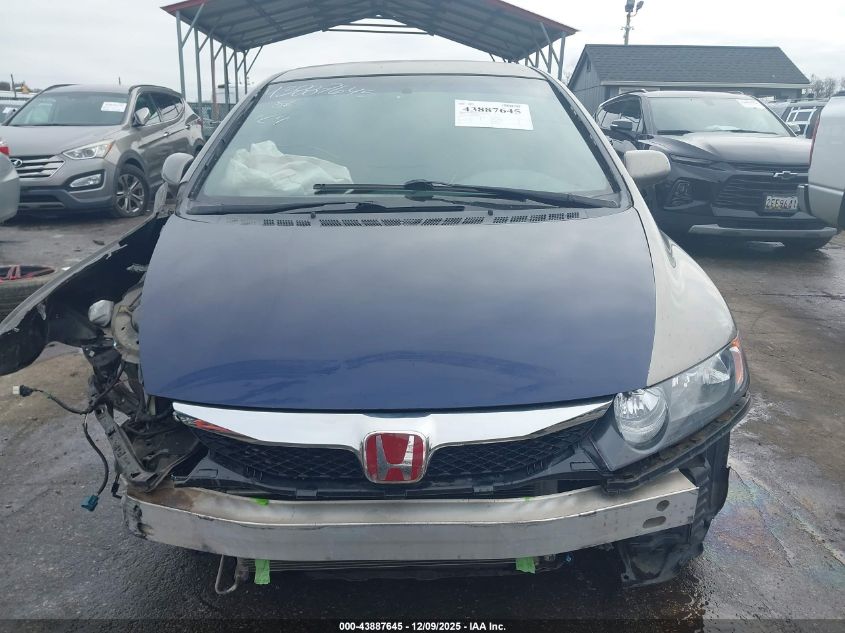 2008 Honda Civic Lx VIN: 1HGFA15588L087644 Lot: 43887645