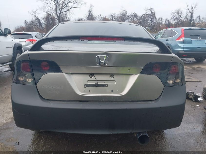 2008 Honda Civic Lx VIN: 1HGFA15588L087644 Lot: 43887645