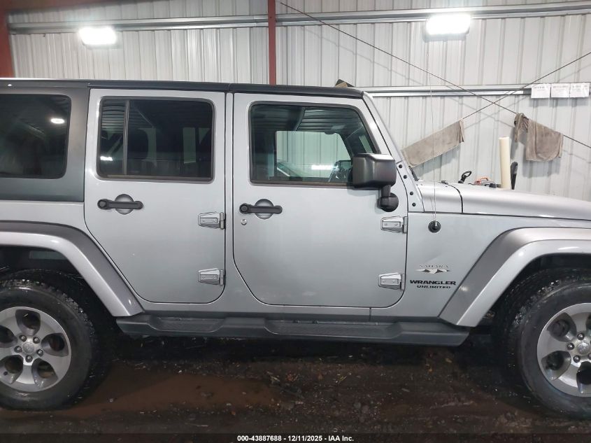 2016 Jeep Wrangler Unlimited Sahara VIN: 1C4HJWEG0GL107454 Lot: 43887688