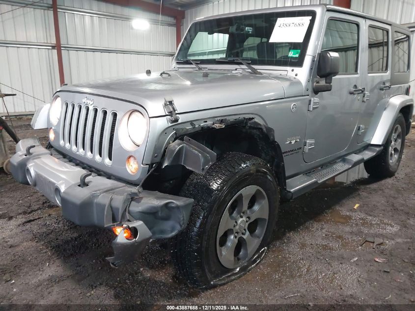 2016 Jeep Wrangler Unlimited Sahara VIN: 1C4HJWEG0GL107454 Lot: 43887688