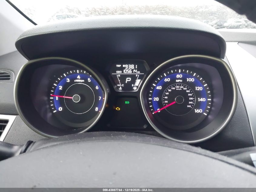 2013 Hyundai Elantra Limited VIN: 5NPDH4AE1DH256071 Lot: 43887744