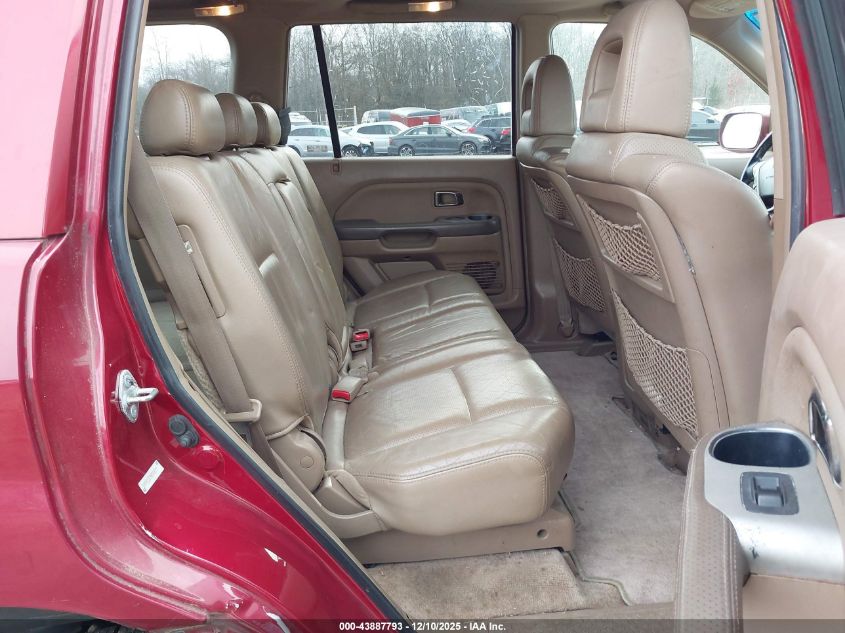 2005 Honda Pilot Ex-L VIN: 5FNYF18595B043199 Lot: 43887793