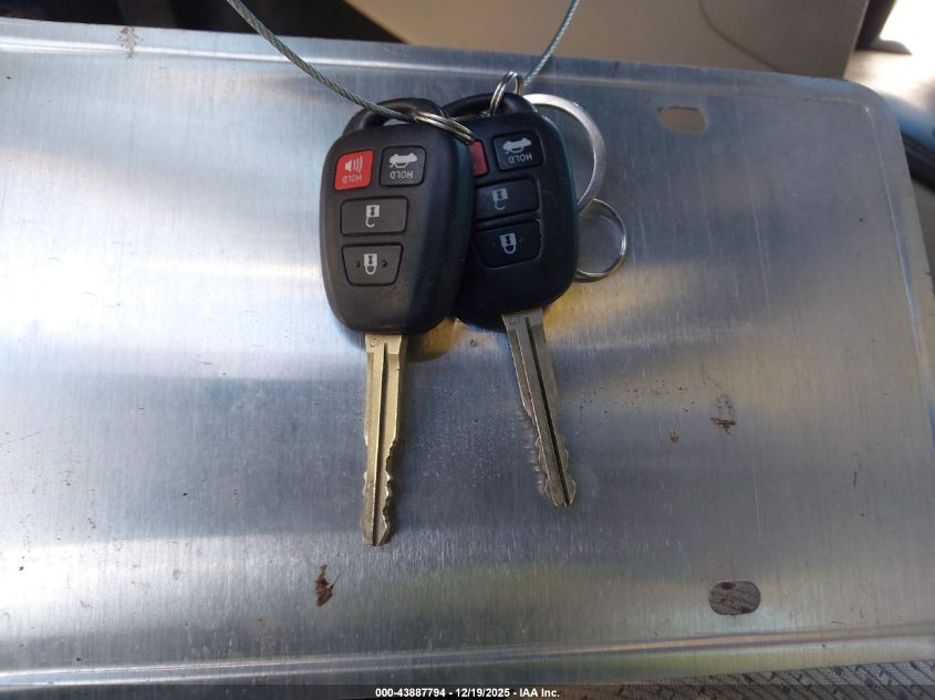 2012 Toyota Camry Le VIN: 4T4BF1FK6CR167449 Lot: 43887794