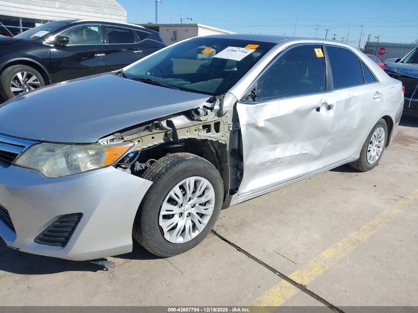2012 Toyota Camry Le VIN: 4T4BF1FK6CR167449 Lot: 43887794