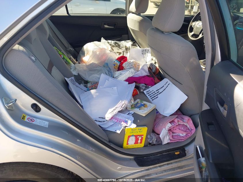 2012 Toyota Camry Le VIN: 4T4BF1FK6CR167449 Lot: 43887794