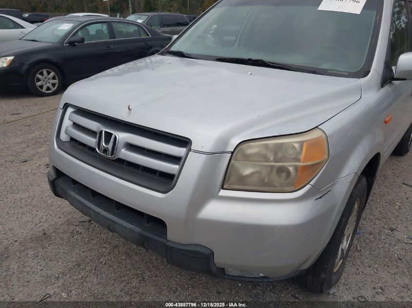 2008 Honda Pilot Se VIN: 5FNYF28328B006665 Lot: 43887796