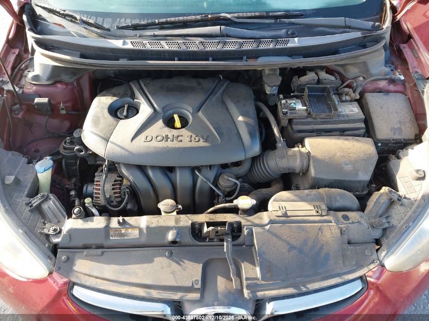 2013 Hyundai Elantra Limited VIN: 5NPDH4AE1DH185986 Lot: 43887802