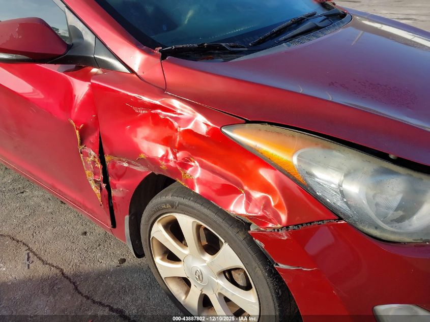 2013 Hyundai Elantra Limited VIN: 5NPDH4AE1DH185986 Lot: 43887802