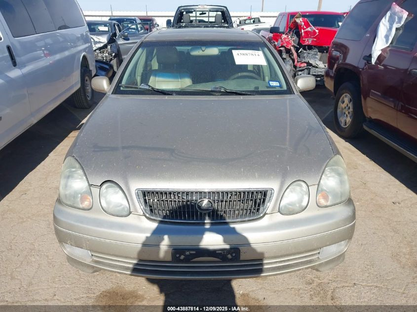 2000 Lexus Gs 300 VIN: JT8BD68S8Y0107409 Lot: 43887814