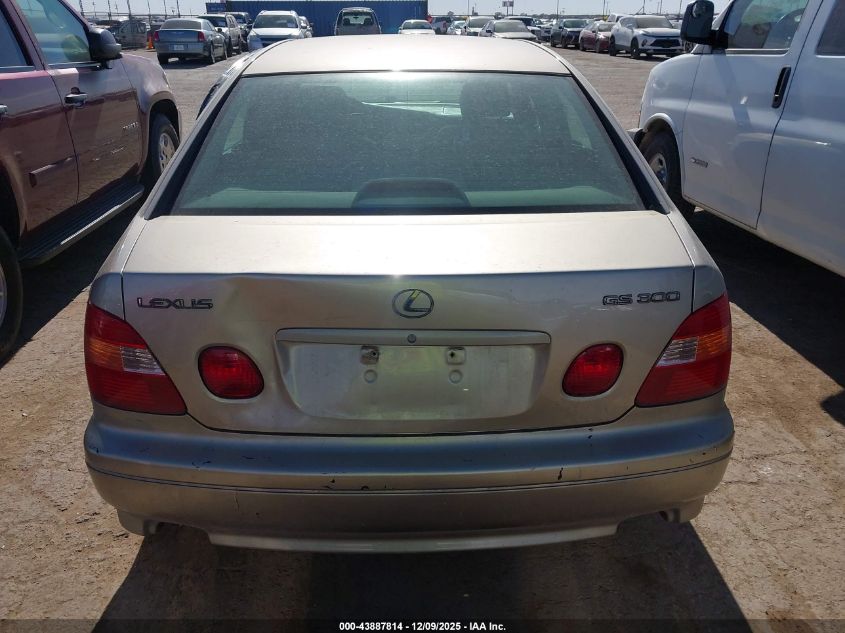 2000 Lexus Gs 300 VIN: JT8BD68S8Y0107409 Lot: 43887814