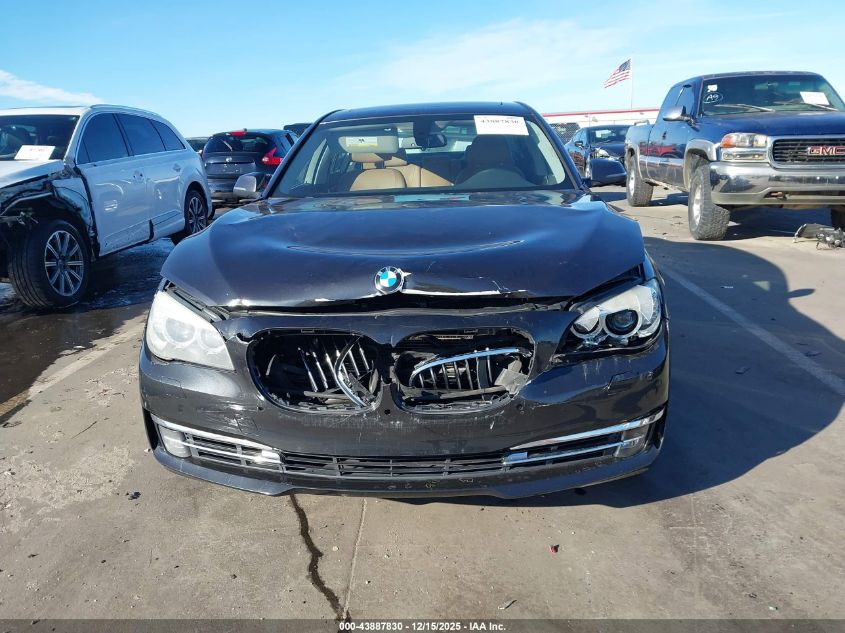 2014 BMW 750I VIN: WBAYA8C58ED825030 Lot: 43887830