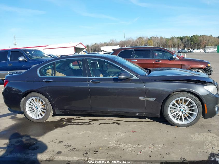 2014 BMW 750I VIN: WBAYA8C58ED825030 Lot: 43887830