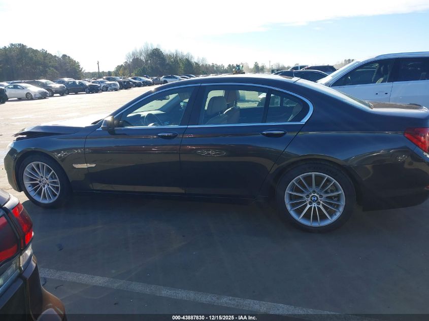 2014 BMW 750I VIN: WBAYA8C58ED825030 Lot: 43887830