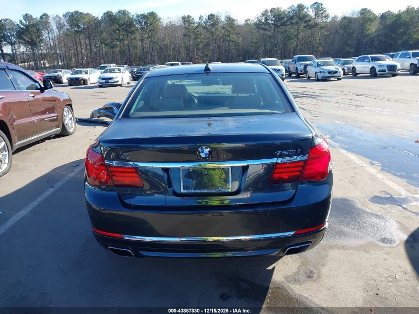 2014 BMW 750I VIN: WBAYA8C58ED825030 Lot: 43887830
