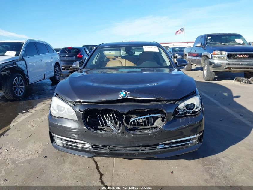 2014 BMW 750I VIN: WBAYA8C58ED825030 Lot: 43887830