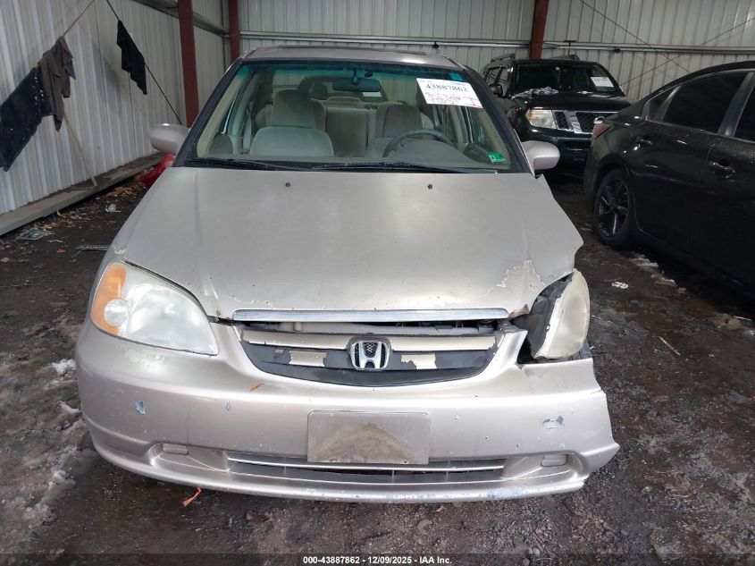 2002 Honda Civic Ex VIN: 2HGES26732H582658 Lot: 43887862