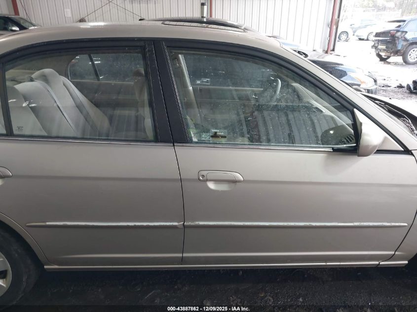 2002 Honda Civic Ex VIN: 2HGES26732H582658 Lot: 43887862