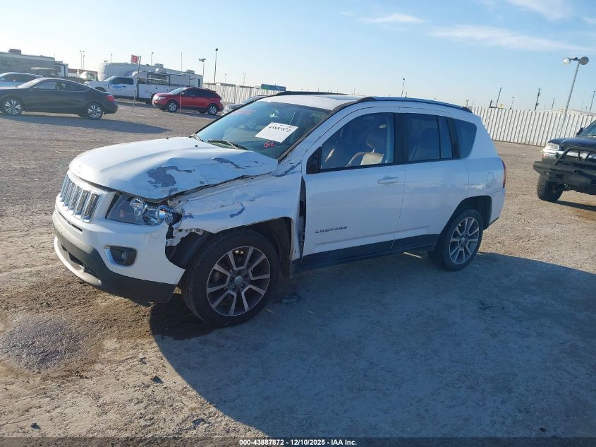 2016 Jeep Compass High Altitude Edition VIN: 1C4NJCEA2GD800016 Lot: 43887872