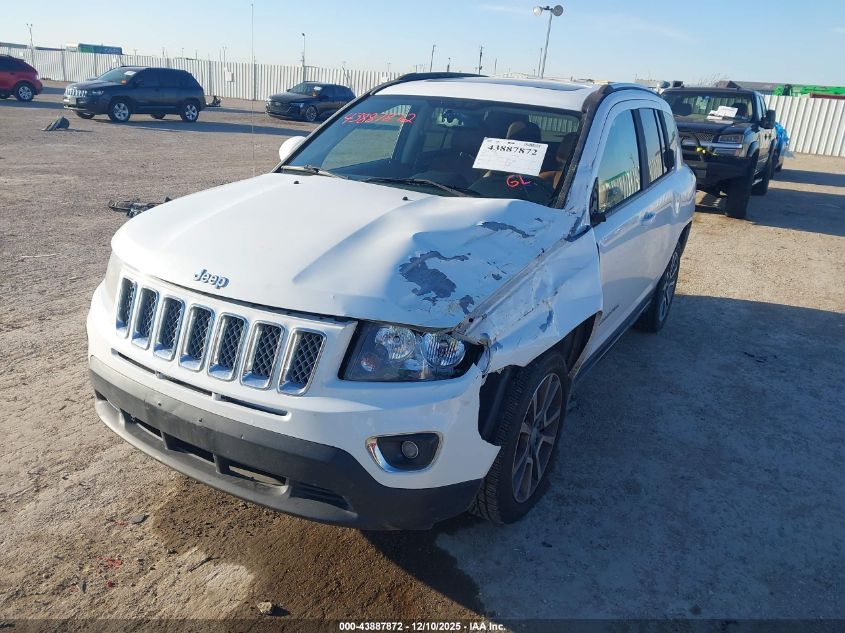 2016 Jeep Compass High Altitude Edition VIN: 1C4NJCEA2GD800016 Lot: 43887872