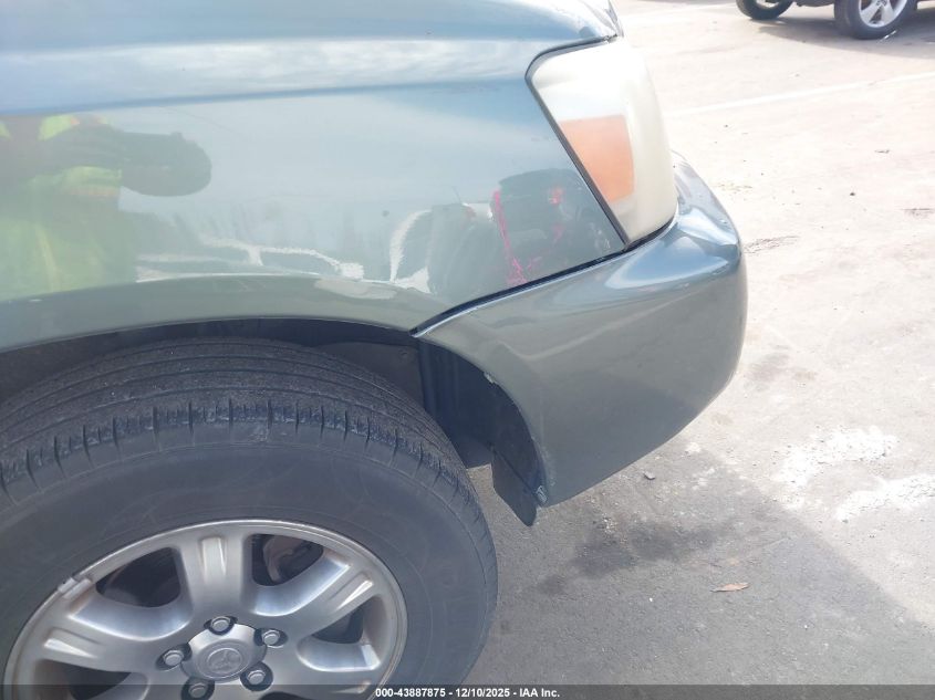 2006 Toyota Highlander V6 VIN: JTEDP21A960093430 Lot: 43887875