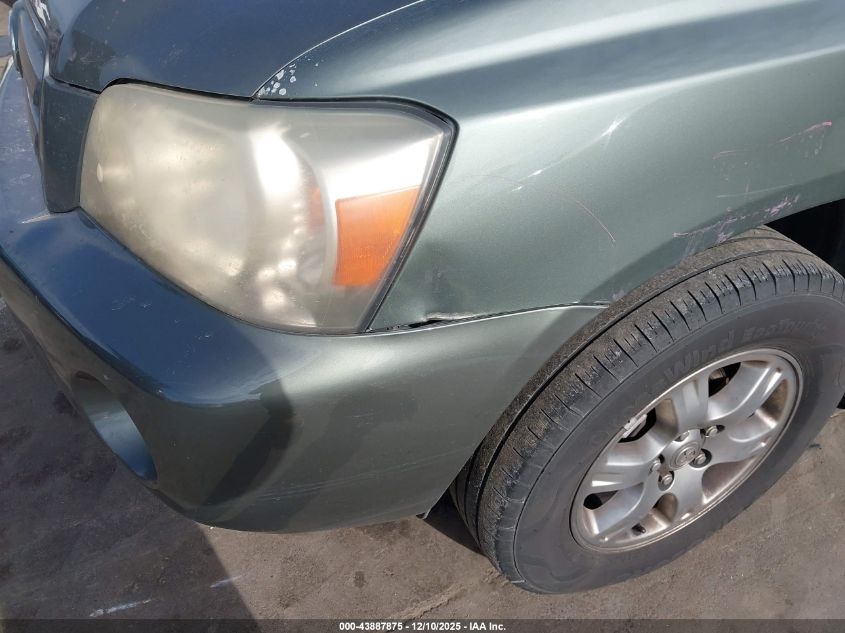 2006 Toyota Highlander V6 VIN: JTEDP21A960093430 Lot: 43887875