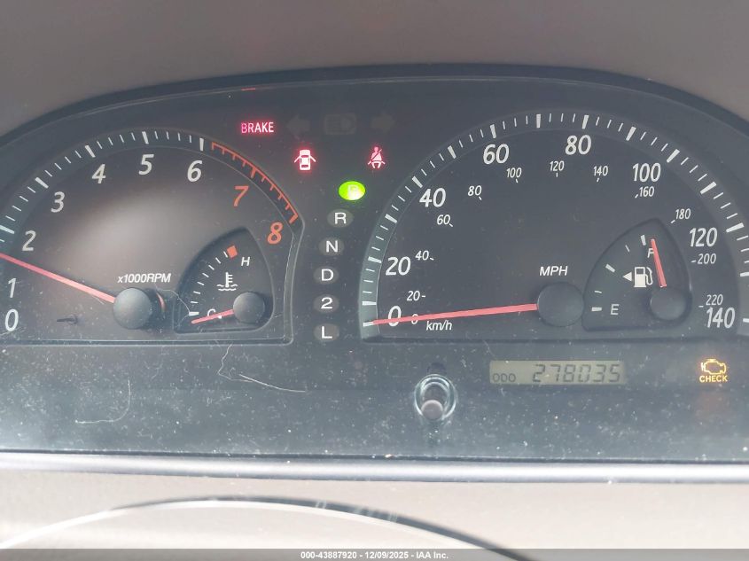 2003 Toyota Camry Le VIN: 4T1BE32K33U199564 Lot: 43887920