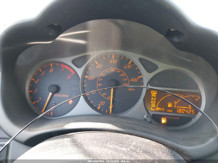 2002 Toyota Celica Gt VIN: JTDDR32T420120189 Lot: 43887924