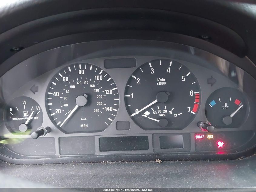 2000 BMW 323I VIN: WBAAM3347YFP70968 Lot: 43887967