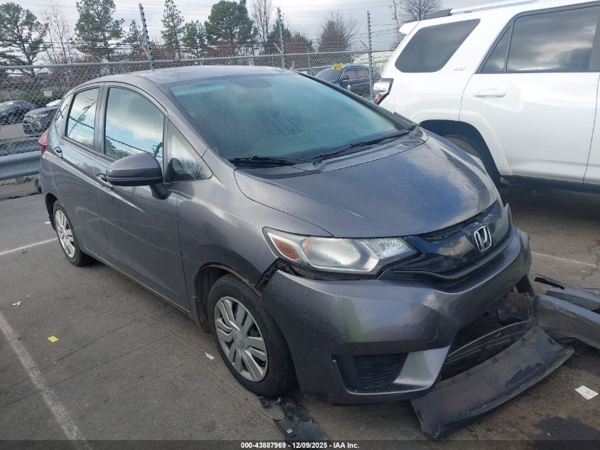 2016 Honda Fit Lx VIN: JHMGK5H54GX035887 Lot: 43887969
