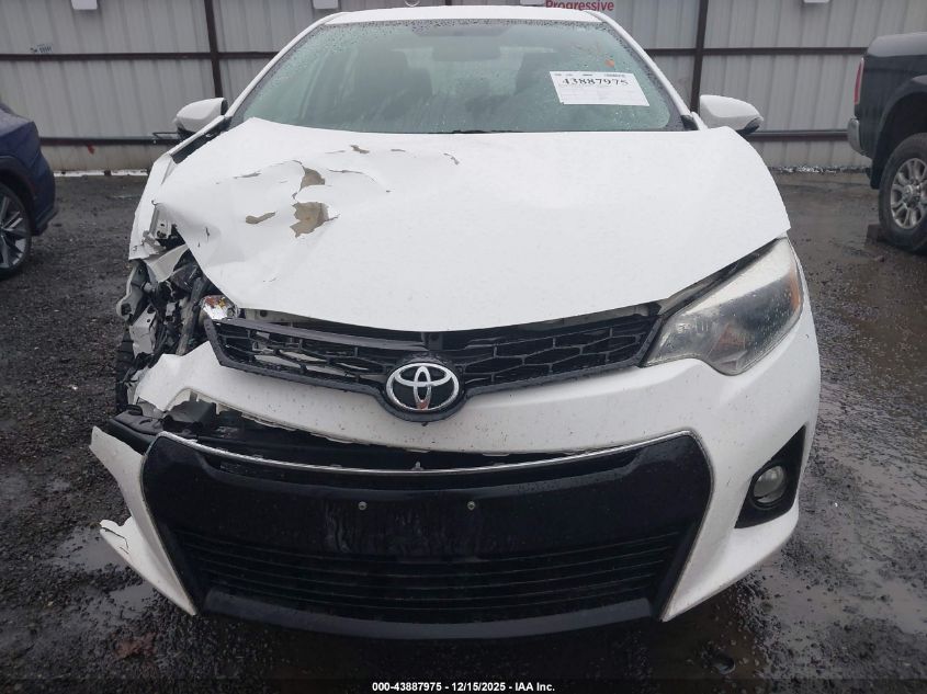 2016 Toyota Corolla S Plus VIN: 2T1BURHE7GC533982 Lot: 43887975