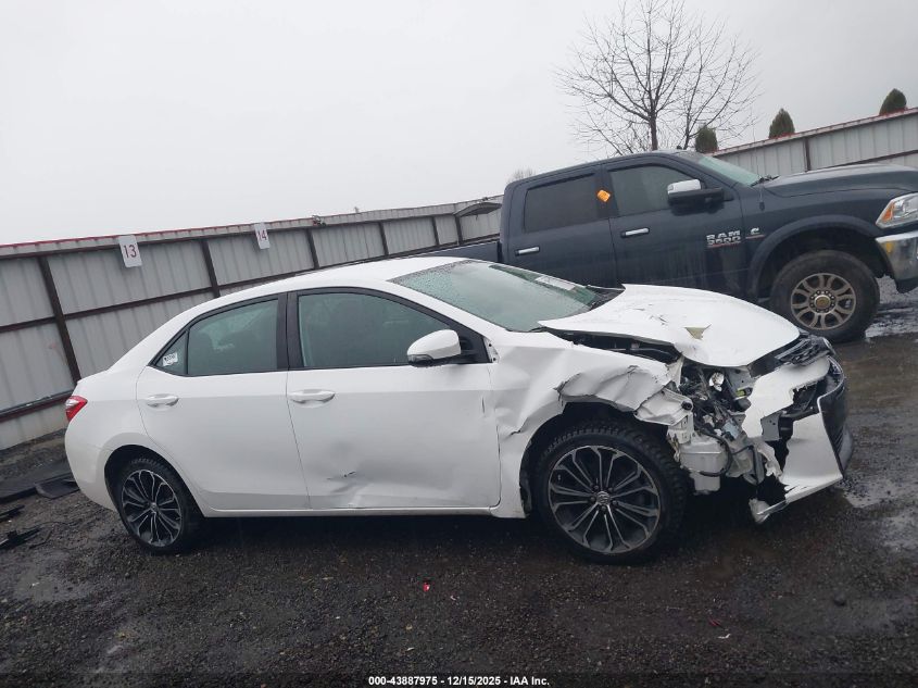 2016 Toyota Corolla S Plus VIN: 2T1BURHE7GC533982 Lot: 43887975