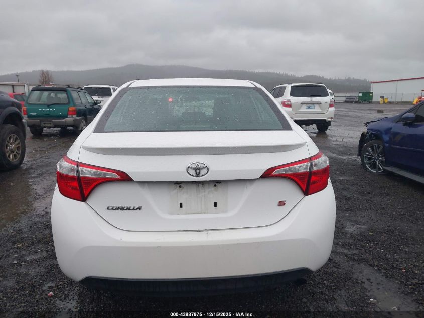 2016 Toyota Corolla S Plus VIN: 2T1BURHE7GC533982 Lot: 43887975