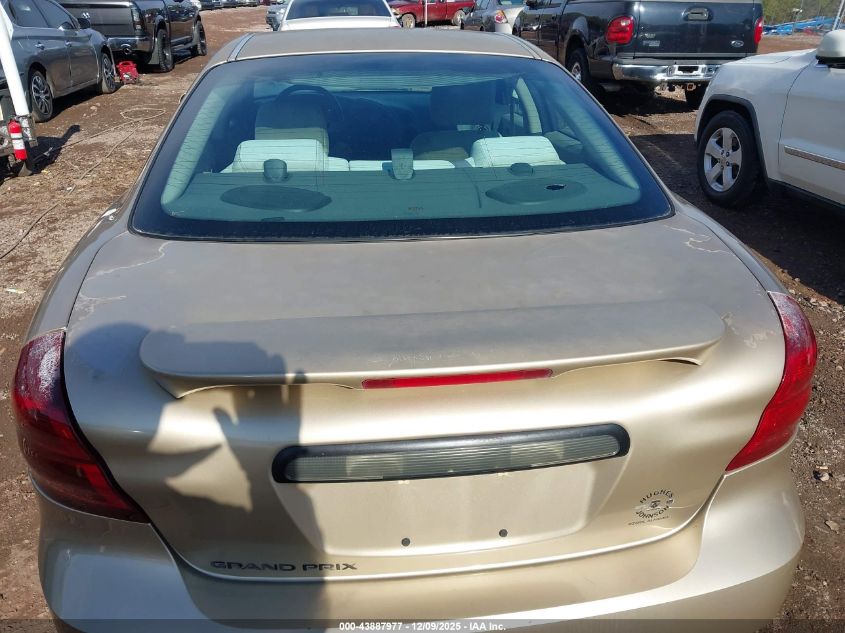 2005 Pontiac Grand Prix VIN: 2G2WP522951296377 Lot: 43887977