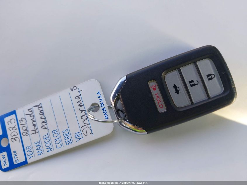 2013 Honda Accord Ex VIN: 1HGCR2F73DA105300 Lot: 43888003