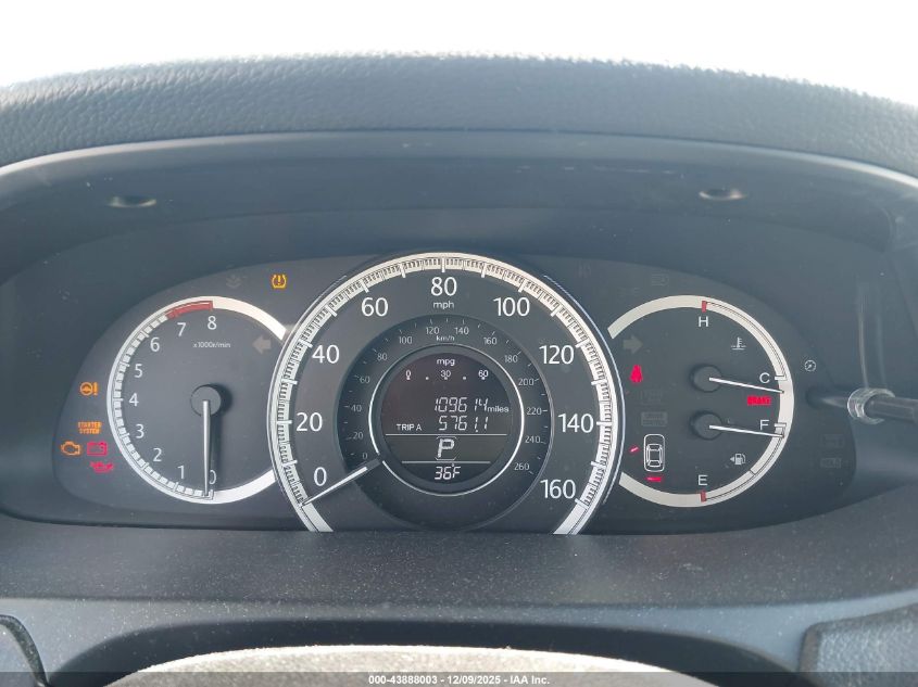 2013 Honda Accord Ex VIN: 1HGCR2F73DA105300 Lot: 43888003