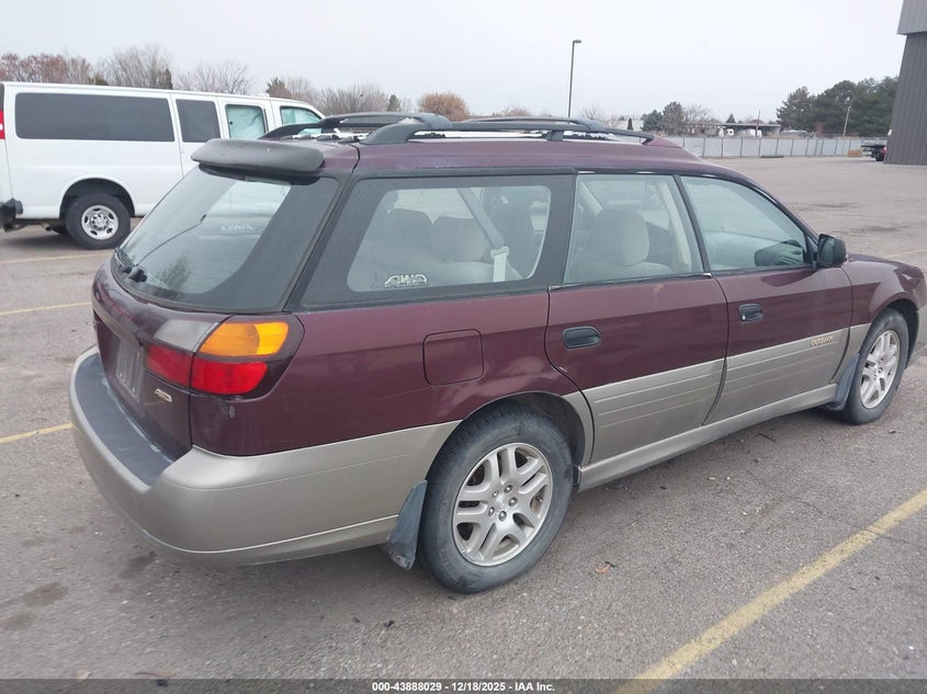4S3BH675616654974 2001 SUBARU OUTBACK photo no. 4