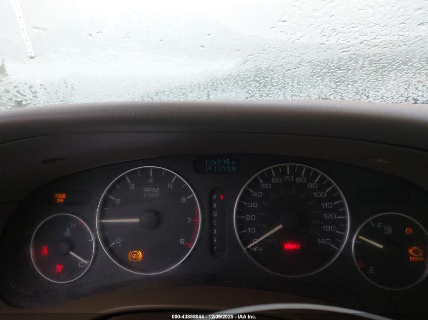 2002 Oldsmobile Aurora 4.0 VIN: 1G3GS64C724123340 Lot: 43888044