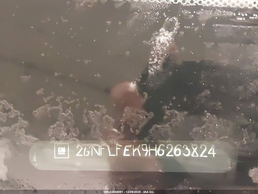 2017 Chevrolet Equinox Lt VIN: 2GNFLFEK9H6263824 Lot: 43888091