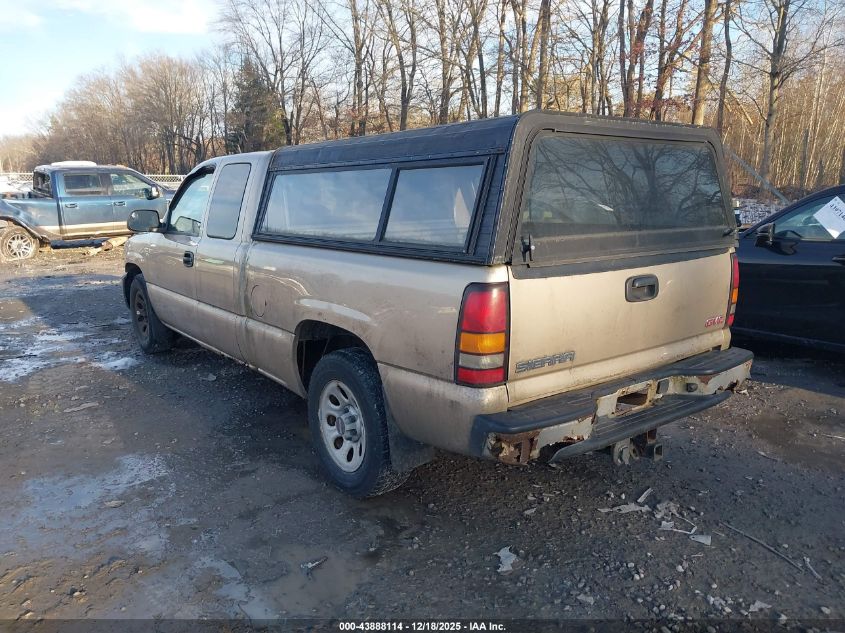 2005 GMC Sierra 1500 Work Truck VIN: 2GTEC19T851319965 Lot: 43888114
