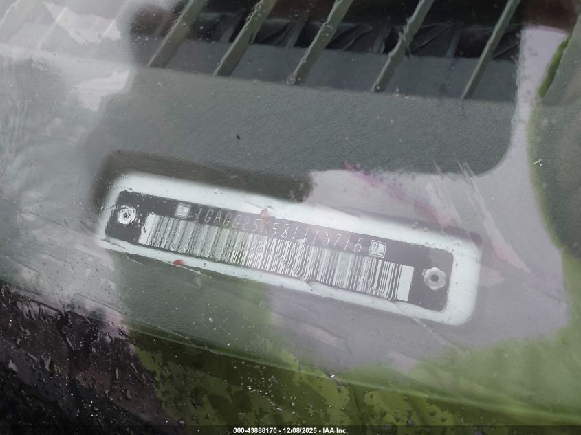 2008 Chevrolet Express Ls VIN: 1GAGG25K581113716 Lot: 43888170