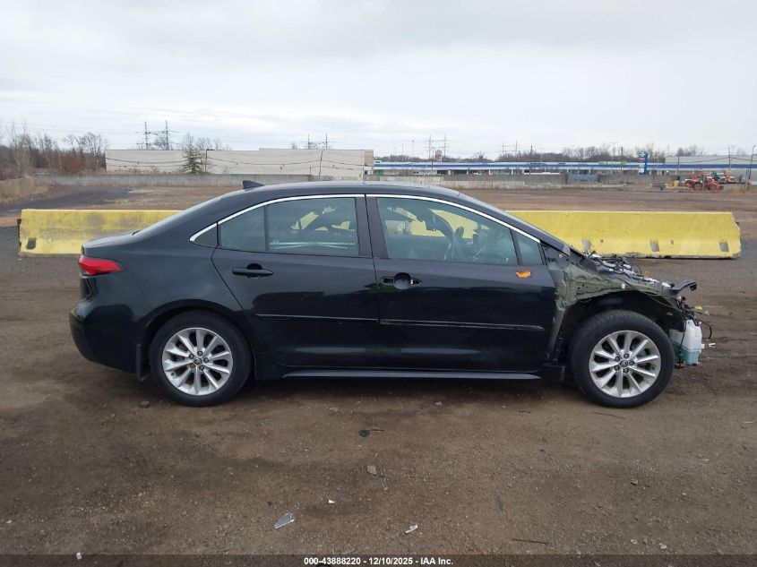 2020 Toyota Corolla Xle VIN: 5YFFPRAE3LP105288 Lot: 43888220