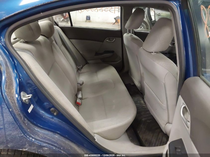 2012 Honda Civic Lx VIN: 2HGFB2F58CH543181 Lot: 43888228