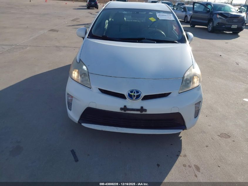 2013 Toyota Prius Two VIN: JTDKN3DU7D5566576 Lot: 43888239