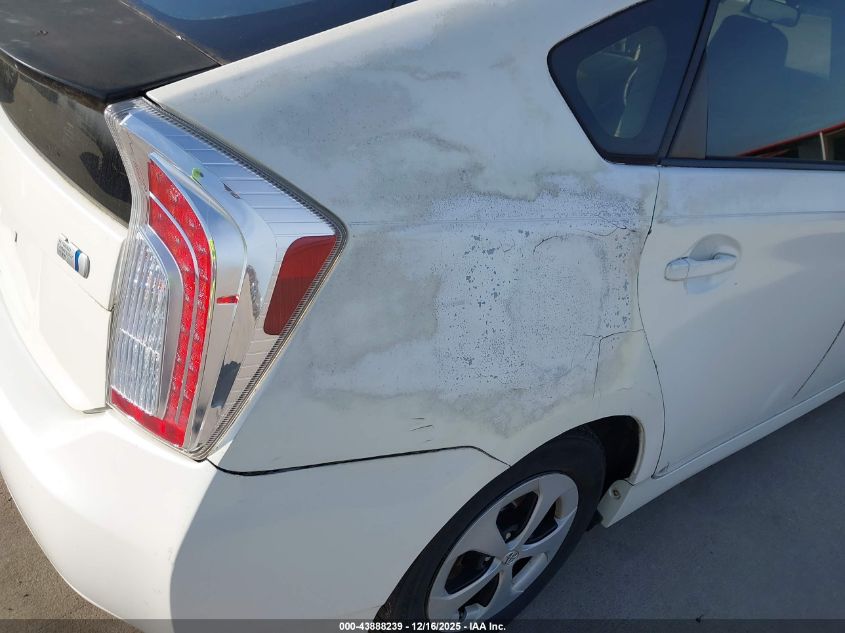 2013 Toyota Prius Two VIN: JTDKN3DU7D5566576 Lot: 43888239