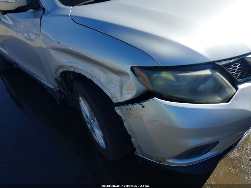 2015 Nissan Rogue Sv VIN: 5N1AT2MLXFC875102 Lot: 43888242