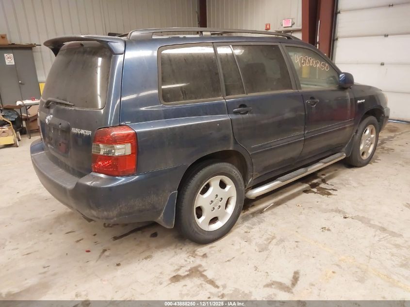 2004 Toyota Highlander Limited V6 VIN: JTEEP21A740001121 Lot: 43888250